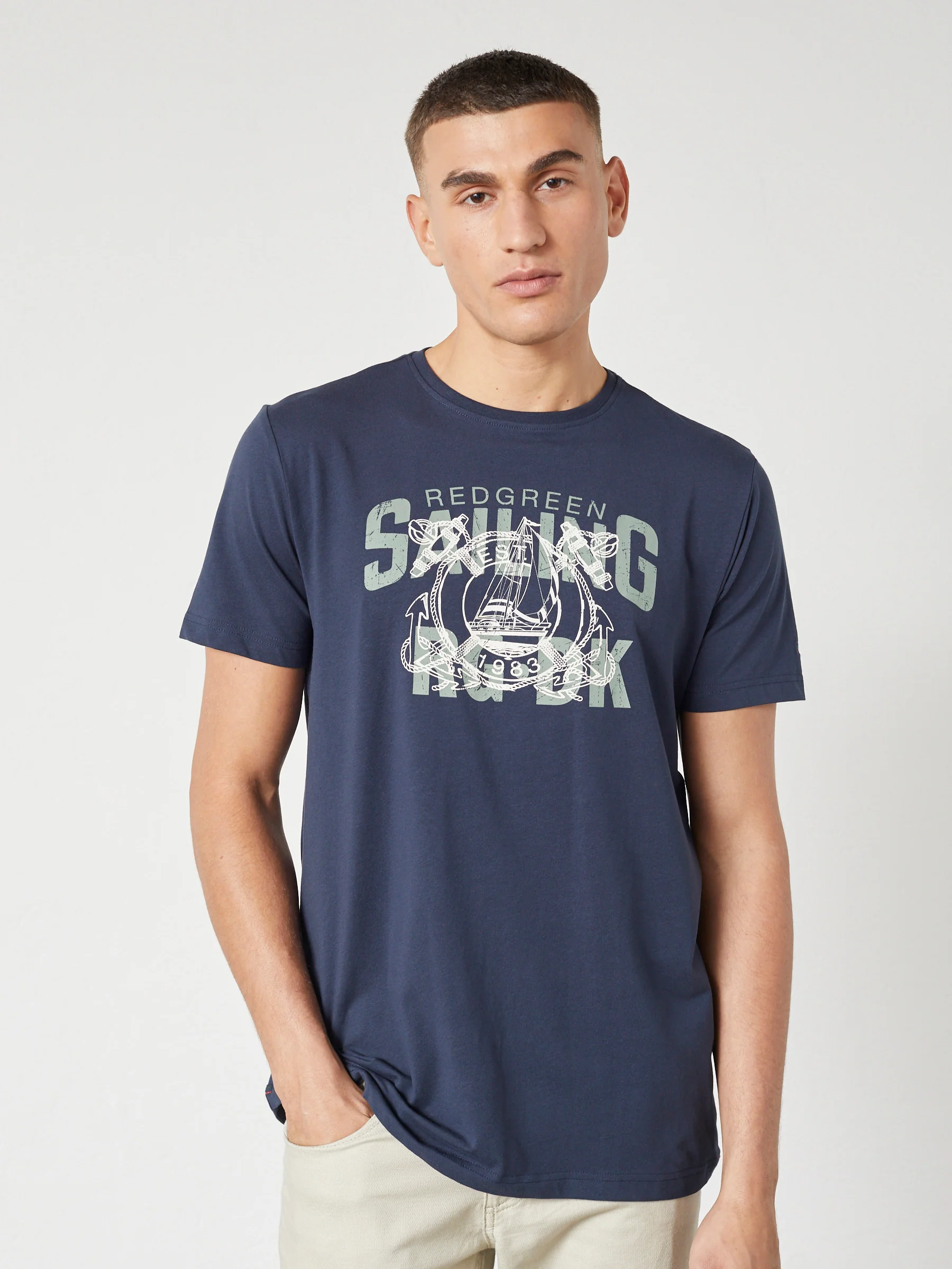 CARIUS T-SHIRT SS - NAVY