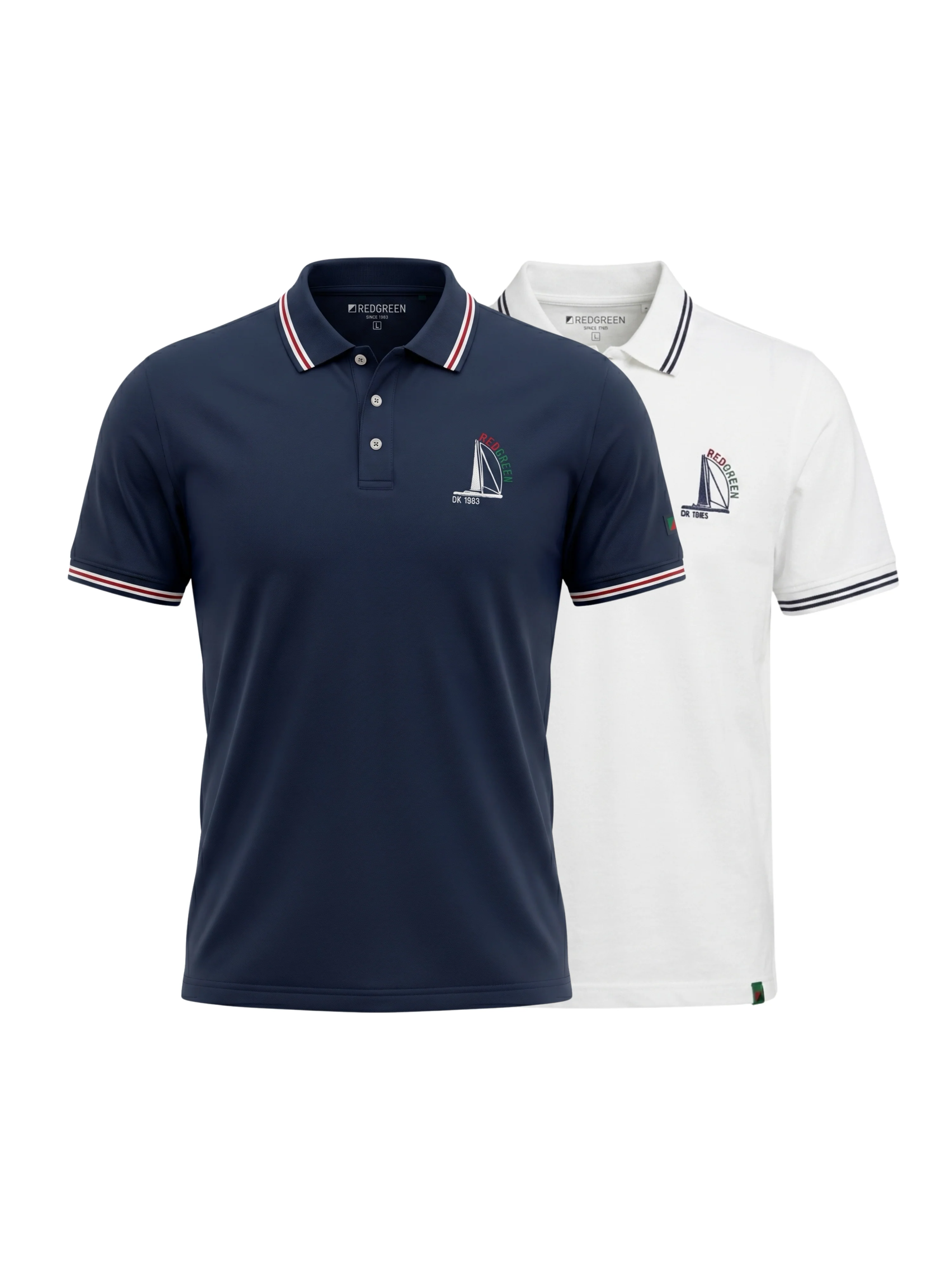 Carlton 2-pack polo - Blue/White