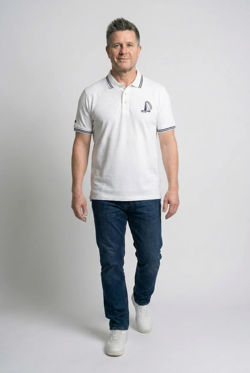 Carlton 2-pack polo - Blue/White - Image 3