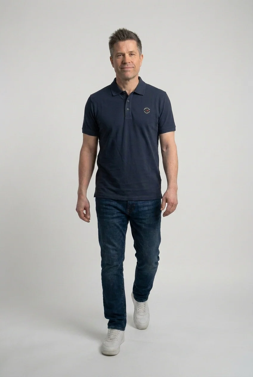 Carlton 2-pack polo - Blue/White - Image 2