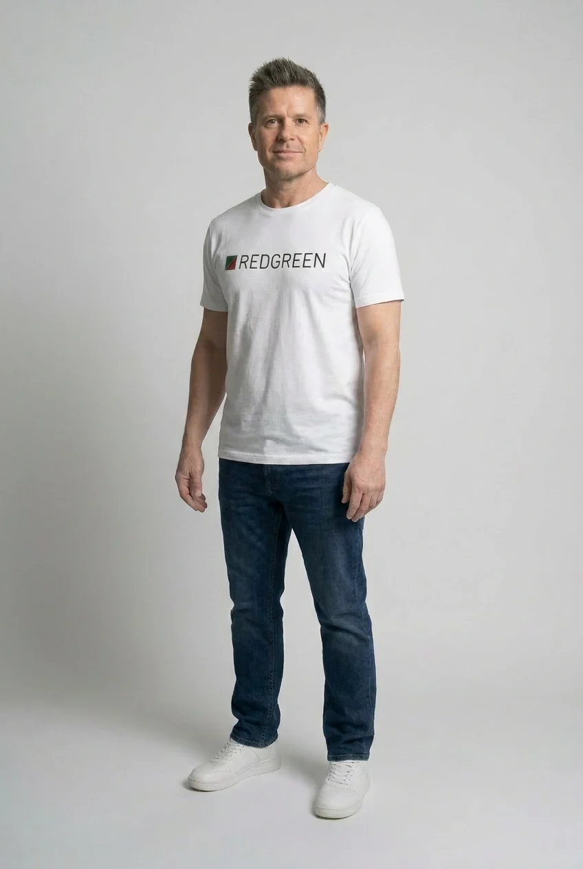 Christopher 2-pack t-shirt - Blue/White - Image 2