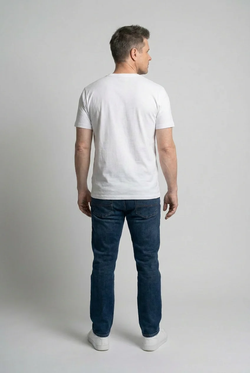 Christopher 2-pack t-shirt - Blue/White - Image 6