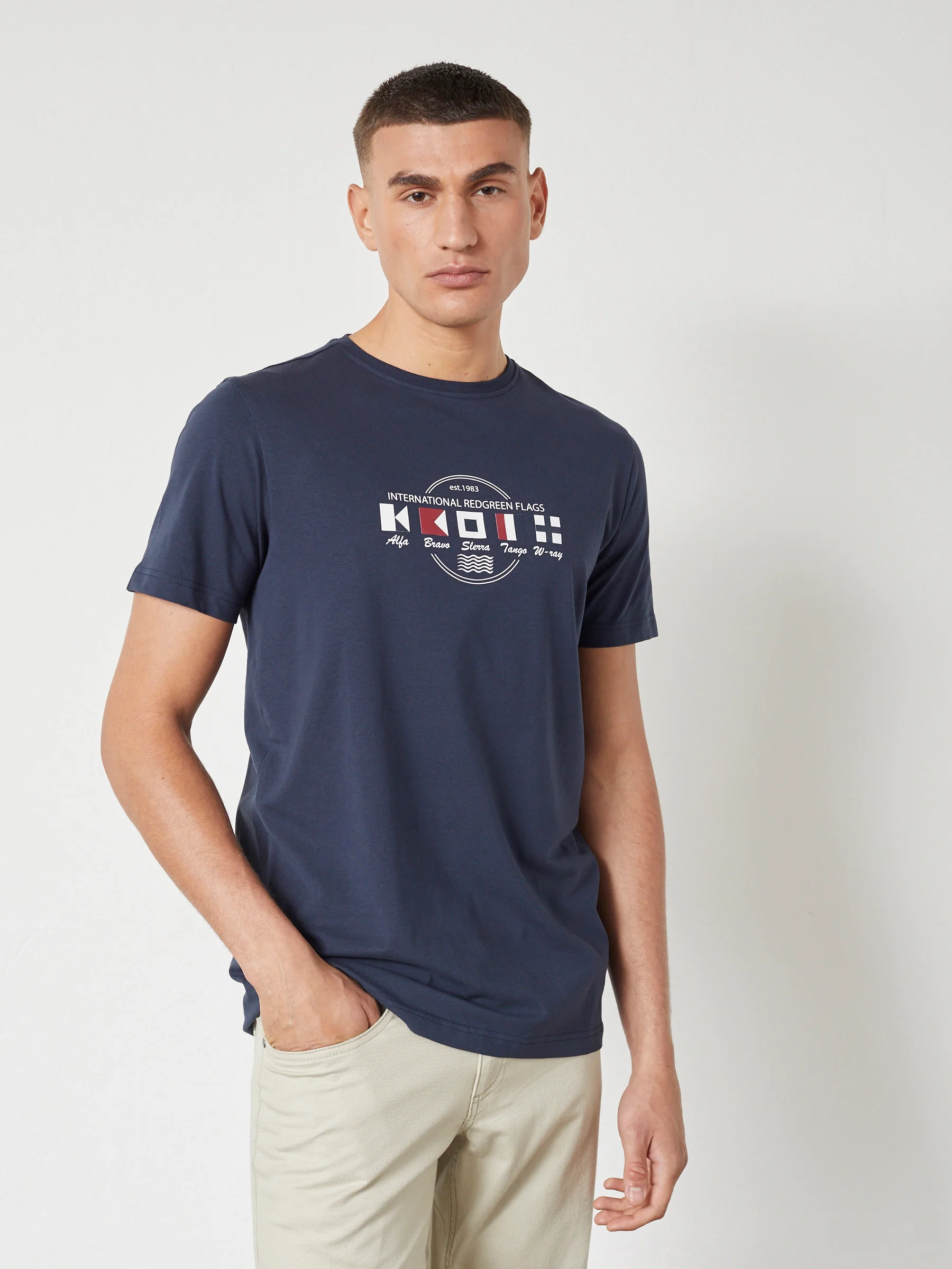 CONRAD T-SHIRT SS - NAVY