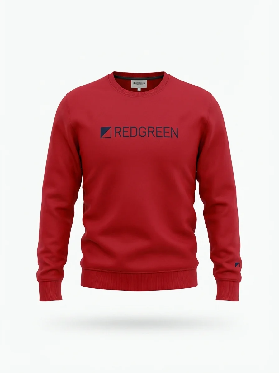 Frankie Logo Sweatshirt - Red - Image 2